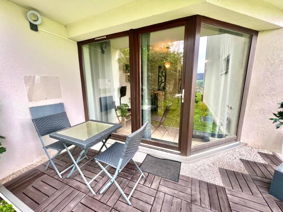 Joli Studio Cosy, Vue Magnifique Et Terrasse Privee Gérardmer Exterior foto